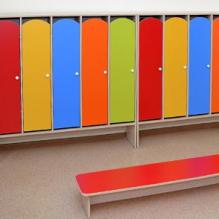 Шкафчики для раздевалок «Лидер-детский» ЛДСП